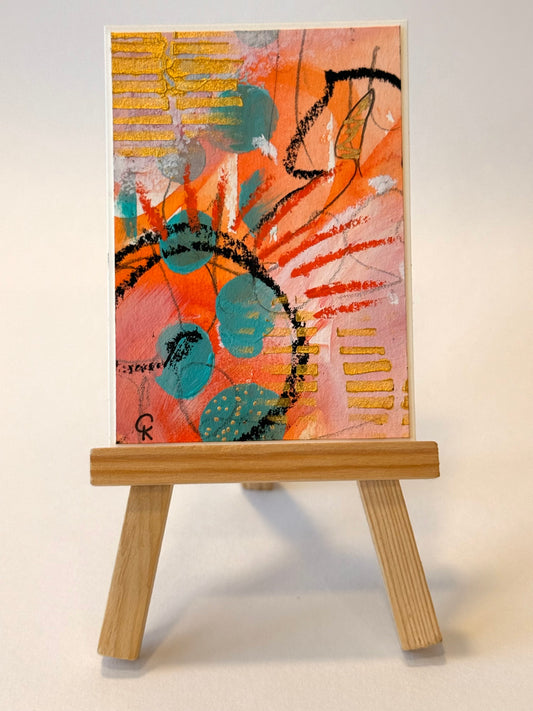ACEO / ATC Original Art Trading Card – Unique Collectible Mini Artwork