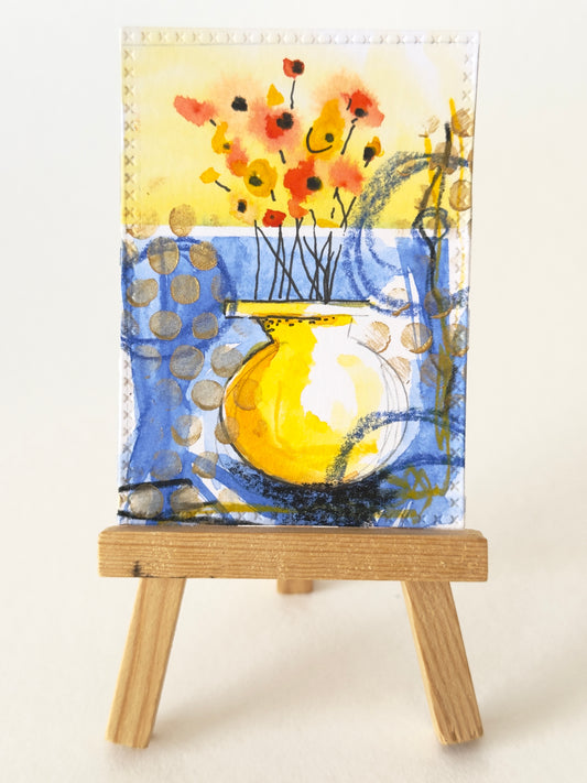 ACEO / ATC Original Art Trading Card – Unique Collectible Mini Artwork