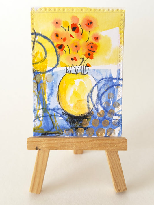 ACEO / ATC Original Art Trading Card – Unique Collectible Mini Artwork