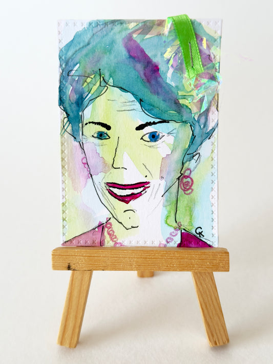 ACEO / ATC Original Art Trading Card – Unique Collectible Mini Artwork