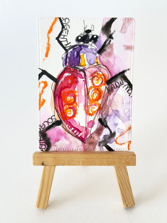 ACEO / ATC Original Art Trading Card – Unique Collectible Mini Artwork