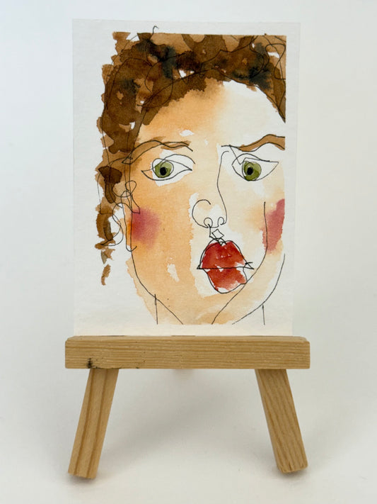 ACEO / ATC Original Art Trading Card – Unique Collectible Mini Artwork